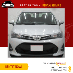 Axio 2020 Model Toyota Car Rental Service in Bangladesh