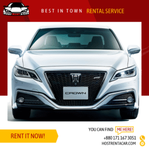 Crown 2018 Toyota Rental Service in Chittagong Bangladesh