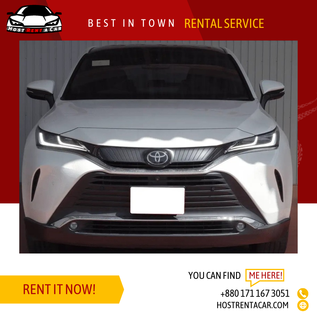 Harrier 2020 Pearl Best Rental Service in Chittagong