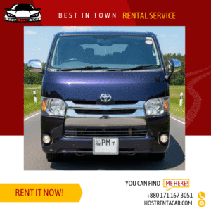 TRH Hiace Super GL 2015 Rental Service in Chittagong
